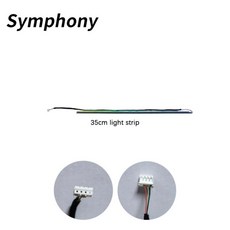 매직 랜턴 심포니 앰비언트 라이트 파츠 레인보우 컬러 자동차 분위기 케이블 와이어, 1개, 4. 35cm light strip