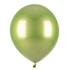 파티팡풍선 라운드 45cm 크롬 25입, 크롬 라임그린, 1개