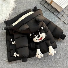 女童裝棉服一手貨源女童冬季女童加絨棉衣冬裝2025年新款洋氣棉襖