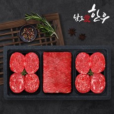 [남도애한우] 한우 1등급 정육세트3호 (불고기 2팩+국거리)팩당500g, 1개