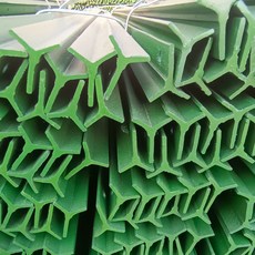 철조망 지주대 지지대 지주 철망 쇠기둥 철제 말뚝 가축 최소구매10개, Y형 직각 기둥 2m 높이 1개