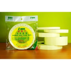 POLAR BEAR 北極熊 雙面泡棉膠帶 超強力黏性設計, 1個, 北極熊 雙面泡棉膠帶 18mmX5M