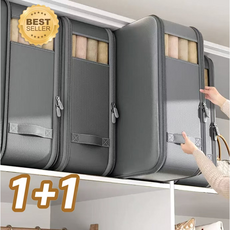 오웨테 프리미엄 숨쉬는 초대형 이불 압축 파우치, 딥그레이, 2개