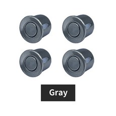 HIPPCRON 4PCS 22MM 자동차 주차 센서 백업 레이더 시스템 블랙 레드 블루 골드 그레이 실버 샴페인 화이트 컬러, 회색