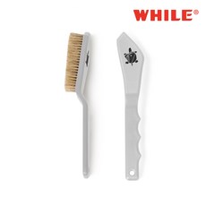 [와일] 클라이밍 홀드 브러쉬 1개 볼더링 초크가루 청소, 그레이