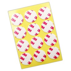 더초이스토어 강력 원형 폼 양면테이프 (25mm 12개입) 3M폼양면테이프