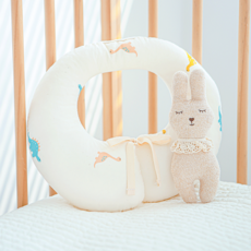 마롤로뜨 30수 사계절 유모차 아기 목쿠션 차량용 카시트 아기 목베개, 크앙디노_30수 프린팅 목쿠션