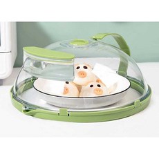 전자레인지 커버 가정용 고온 내성 전자레인지 더 촉촉 푸드 커버, 1개