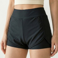 비키비키 마우트 여성 비치팬츠 하의 레깅스 내장형 보드숏 하이웨스트 밴딩 비치웨어 수영복