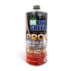 MOLY GREEN PRO-S 0W-20 SP/GF-6 超高性能全合成引擎機油，提升燃油效率，保護引擎, 0w20, 1個, 1L