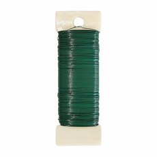 ROERLIEN 26게이지 꽃무늬 와이어 1팩 76야드 유연한 패들 와이어 크리스마스 화환 나무 공예 화환 및 꽃꽂이용 313376