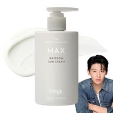 OBgE 오브제 맥스 워터풀 선크림 대용량 저자극 피부진정 올인원 SPF50+ PA++++, 1개, 300ml