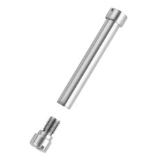 Tissot Bellissima 스몰 레이디 T126.010 T126.207용 시계 팔찌 나사 튜브 교체품 실버 단일 사이즈