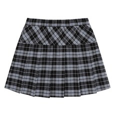 가격이 가장좋은 [소이주니어] 23년 겨울상품 #대박세일 #빠른배송 깜직한 체크무늬로 신축성이좋아 활동에 편함을 주는 체크 플리츠 스커트_23W5882BK_NC신구로점