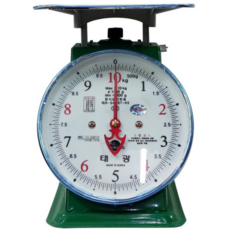 태광 지시 저울 10kg 국내생산 바늘 저울 시장, 1개