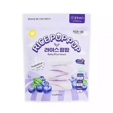 AGA-AE 嬰兒米餅, 1個, 藍莓-米餅 / 2932, 20g, 藍莓