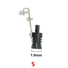 터보 사운드 휘슬 배기 파이프 자동차 액세서리 범용 시뮬레이터 S/M/L/XL 차량 수리 머플러 장치 1, 02 S