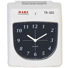 。OA小舖。MARS TR-302 六欄位點陣式打卡鐘 可外接響鈴, 1個, 機器+200張卡片(含稅)