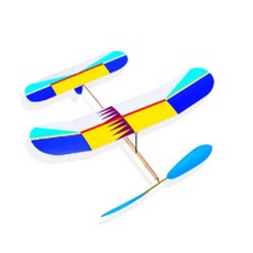 고무동력기 (보라매 인플라이4) 실내 초경량 카본동체 탄성고무줄 아동