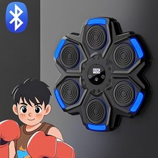 스마트 뮤직 복싱기계 복싱 샌드백 다이어트 유산소 스트레스해소, 흰색 + 권투 장갑