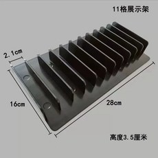 휴대폰 태블릿 충전 멀티 핸드폰 홀더 5구 스탠드, F. 검정 트레이 모델 슬롯 2.1cm, 블랙 트레이 11 슬롯 2.1cm