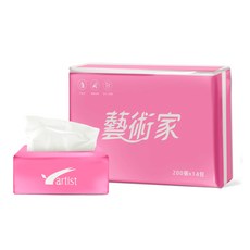 藝術家 少女粉抽取式衛生紙 100抽x70包 MIT台灣製造, 1個, 1箱