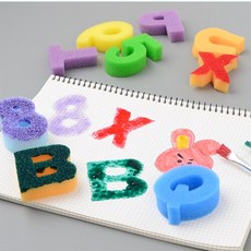 우주마켓 알파벳 숫자 스펀지 목욕놀이장난감