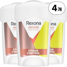렉소나 우먼스 스트레스 컨트롤 데오도란트 - 안티퍼스피런트 스틱 REXONA Women's Stress Control Deodorant - Antiperspirant Stick 4, 4개, 45ml