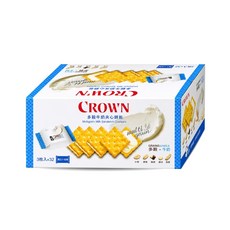 Crown 多穀牛奶夾心餅乾, 24g, 32個