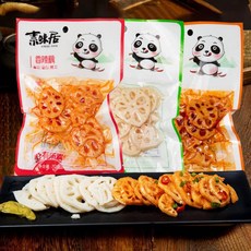 素味居 香辣藕片70g (15袋組合) - 山椒燒烤味休閒零食, 1個, 燒烤藕片70g,15包【掌櫃推薦】