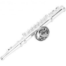 미니어처 플루트 악기 브로치 케이스 포함 미니 모형 음악 축제 파티 장식용 2127346, 미니어처 플루트 악기 브로치 케이스 포함 미니 모형 음