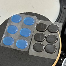 爵士鼓弱音墊 矽膠消音貼 樂器配件, 藍色, 1個