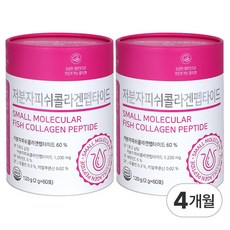 휴럼 저분자 콜라겐 펩타이드 식약처인증 100% 300달톤, 120g, 2개