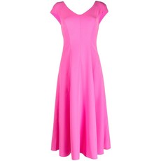 엠포리오아르마니 컷아웃 백 미디 드레스