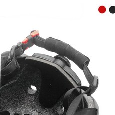 헬멧부자재 자전거 오토바이 킥보드 안전모 턱 끈 패드 CYWD7E258, 01헬멧턱패드-블랙