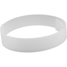 IMIKEYA LED 조명 확산판 패널 스트립 유연한 우유빛 광학 확산기 부드럽고 균일한 조명을 위한 실내 공간용 침실 및 미적 디자인, 122.00X4.00X0.10CM, 1개