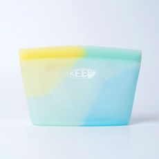 킵스위밍 와이드오픈 실리콘 수영 파우치 수영가방, 하와이안비치