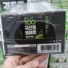 농협100 농협식품 통째로 검은콩두유, 190ml, 24개
