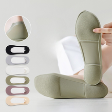 기능성 발지압 양말 덧신 깔창 보조패드 패드, 카키