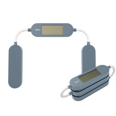 Kikilo 키킬로 여행용 가정용 폴더블 체중계 초경량 휴대용 미니 접는, 블루(Stone Blue), 1개, KFS