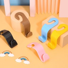 카시트 뒷좌석 범용 후크 시트 뒷좌석 히든 후크, 색깔7, 하나