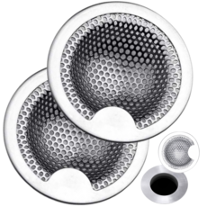 본라이프 각종 배수구 세면대 싱크대 욕조 욕실 배수구 욕조거름망 걸름망 강철 스테인리스 배수구트랩 싱크대망 싱크대 음식물거름망 씽크대배수구거름망 손잡이가달렸어요, 2개