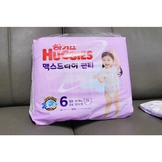 하기스 NEW 맥스드라이 기저귀 아동공용 중형 3단계(7~11kg) 밴드형, 6단계, 80매