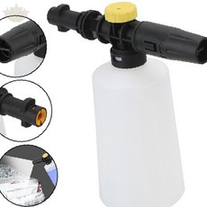 고압세척기 거품 분사기 호환 연결 어댑터 세차 청소 비누 폼 발생 장치 차량, 1개