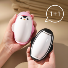 드라마벨류 물세척 휴대용 펭귄 돌돌이 1+1, 1세트