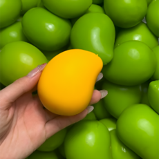 망고 슬랑이 온도색변화 꾸덕 크런치 말랑이, 1개, 30g