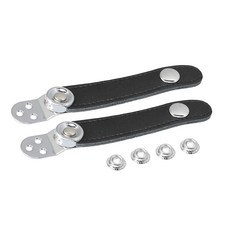 Sevender Accordion Accessories 8.4cm 가죽 아코디언 벨로우 스트랩 금속 버클 포함