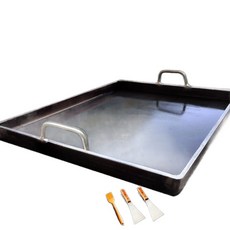 업소용철판 무쇠 사각 구이 볶음밥 스테이크 그릴판 불판, 맞춤 제작, 1개, 1cm