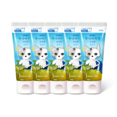 제니튼 닥터제니 주니어치약 라임향, 60g, 5개