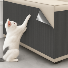 PridePage 잘라쓰는 부착식 고양이 스크래쳐 대형 200x40cm, 1개, 다크그레이